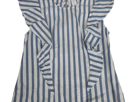 Striped Pattern Top Short Sleeve Clothes Mentor, Size Xs Online