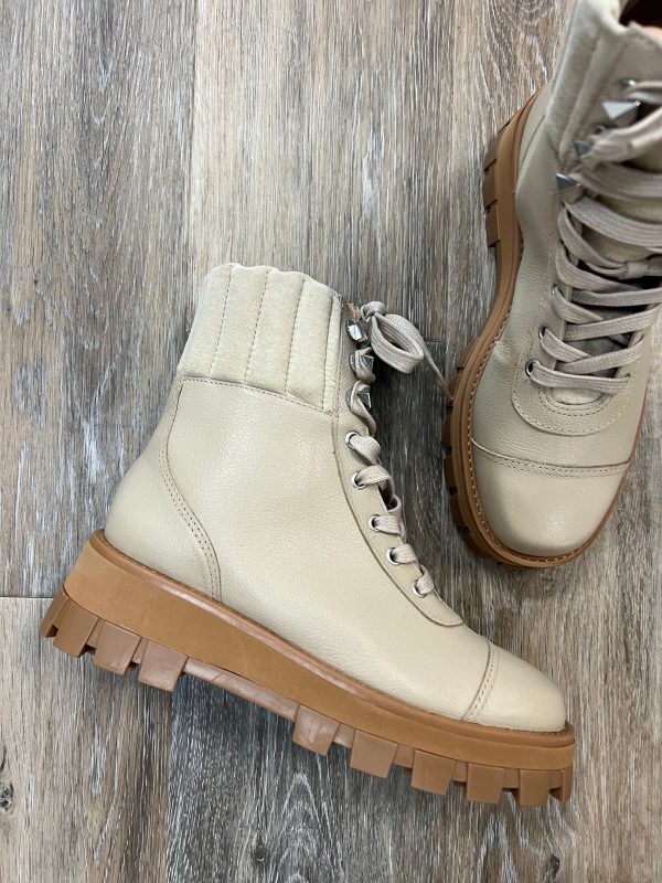 Cream Boots Combat Schutz, Size 6 Discount