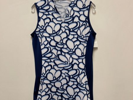 Blue & White Athletic Dress Tail, Size M Fashion