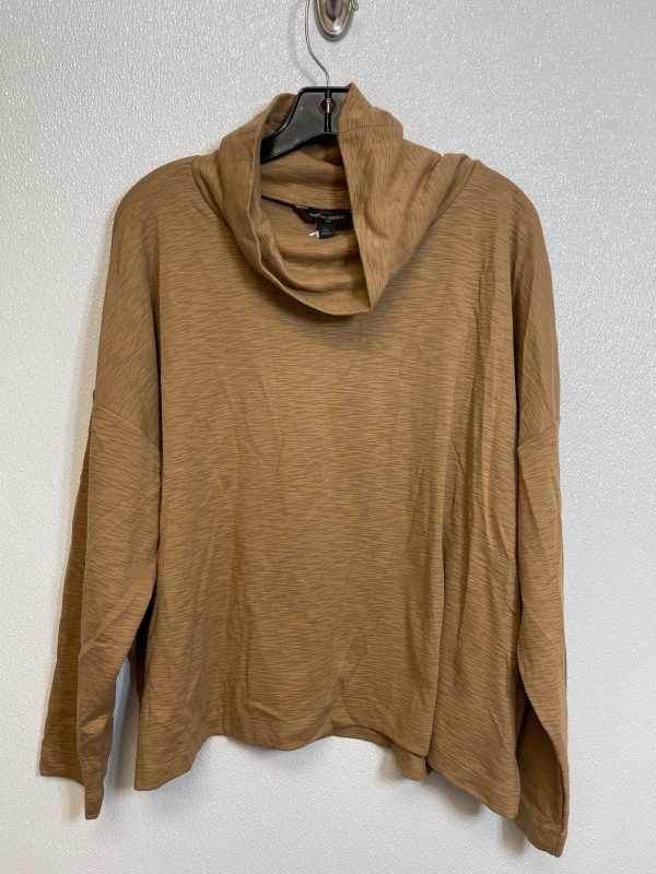 Tan Top Long Sleeve Banana Republic O, Size Xl Online Sale