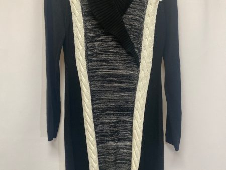 Black & White Dress Sweater Calvin Klein, Size M on Sale