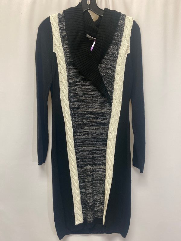 Black & White Dress Sweater Calvin Klein, Size M on Sale