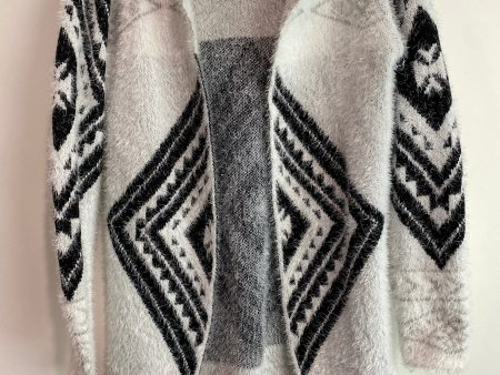 Black & White Sweater Cardigan Clothes Mentor, Size L For Sale