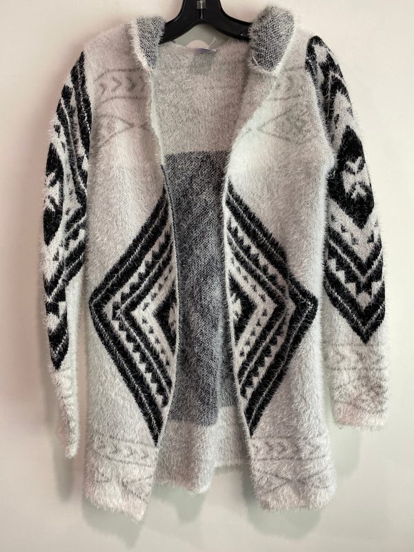 Black & White Sweater Cardigan Clothes Mentor, Size L For Sale