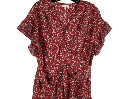 Red Top Short Sleeve Max Studio, Size Xl Online