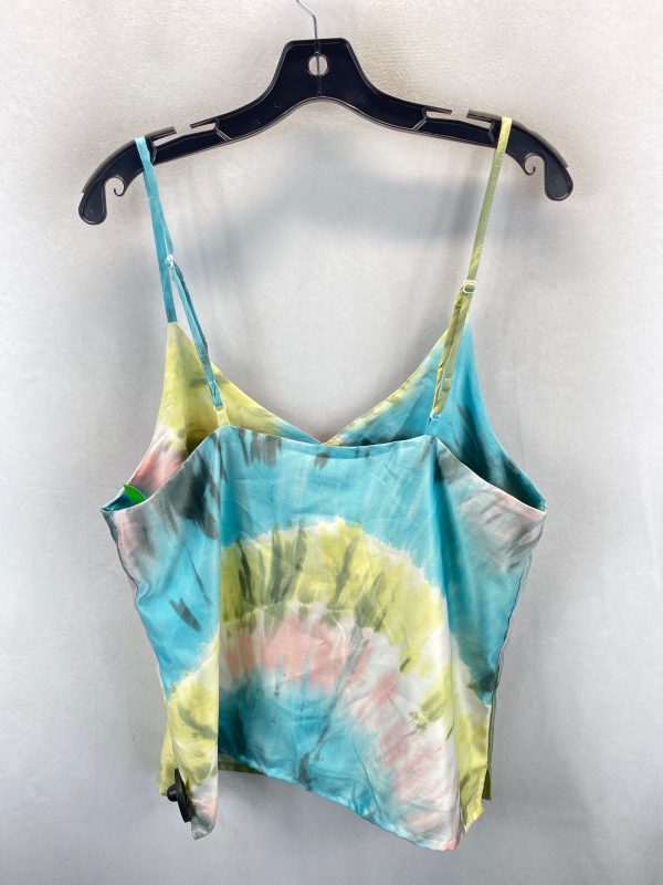 Tie Dye Print Top Sleeveless Clothes Mentor, Size Xl Fashion