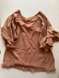 Beige Blouse Short Sleeve Umgee, Size S Discount