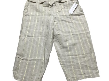 Tan Pants Linen Liz Claiborne, Size Xl Online Sale