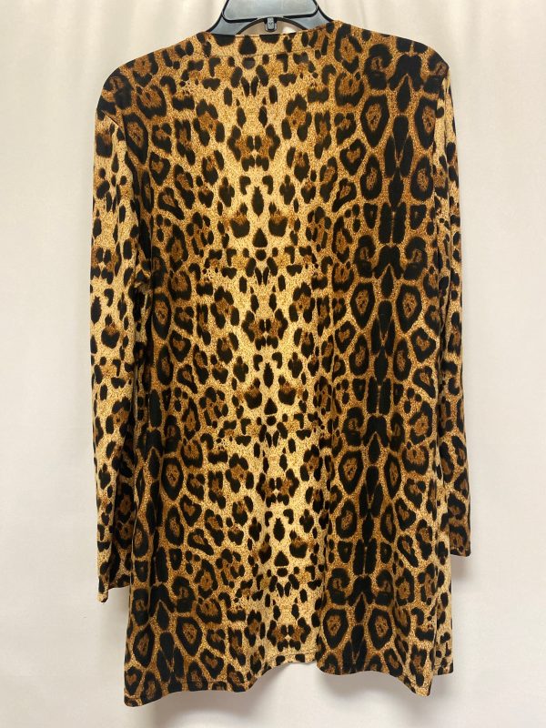 Animal Print Cardigan Clothes Mentor, Size Xl Fashion