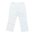 White Jeans Straight By Lands End, Size: 12 For Cheap