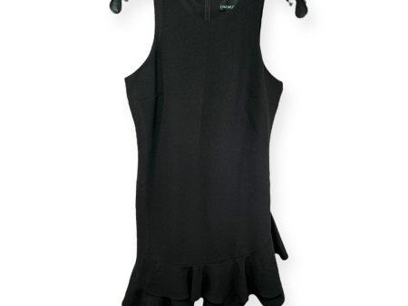 Black Dress Casual Midi Cynthia Rowley, Size 4 Hot on Sale