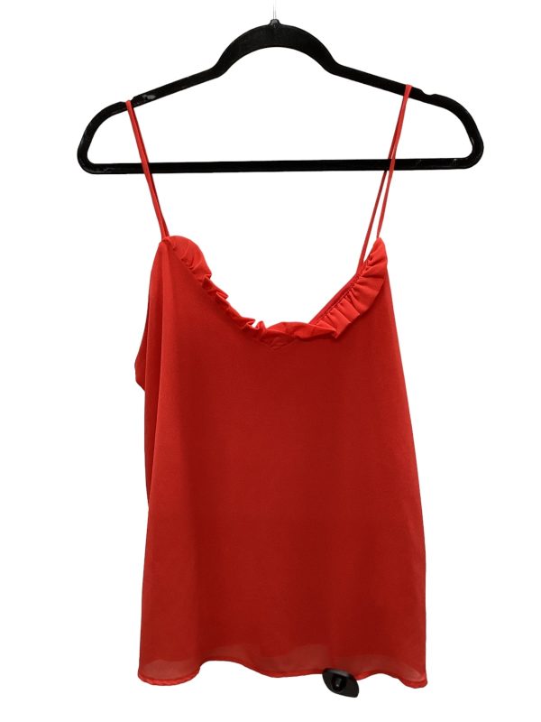 Red Top Sleeveless Adrienne Vittadini, Size M Online now