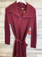 Red Sweater Cardigan Faded Glory, Size S Online