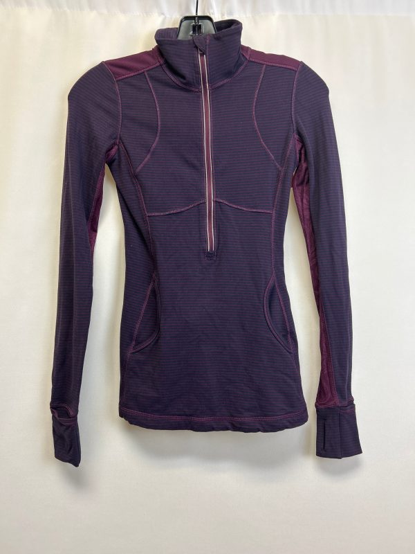 Athletic Top Long Sleeve Collar By Lululemon  Size: Xs Sale