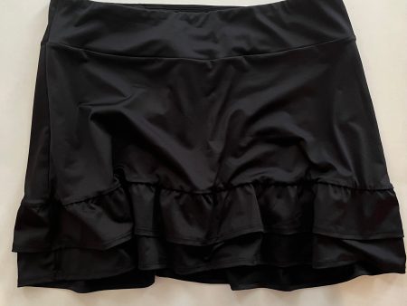 Black Athletic Skirt Skort Crown And Ivy, Size Xl Online now