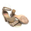 Beige Sandals Heels Block Cmc, Size 6.5 on Sale