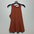 Rust Athletic Tank Top All In Motion, Size M Online Hot Sale