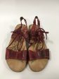 Red Sandals Flats Josef Seibel, Size 10 Hot on Sale