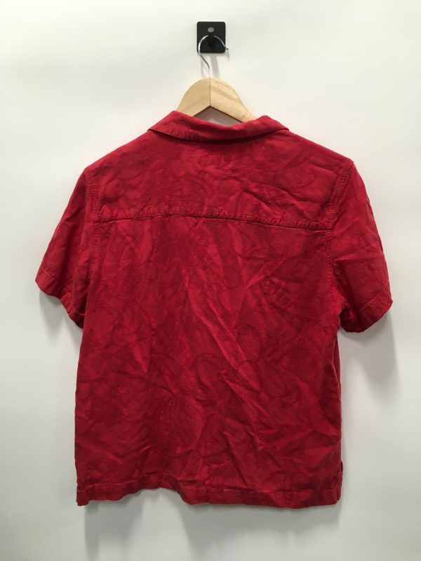 Red Top Short Sleeve Jamaica Bay, Size L Online Sale