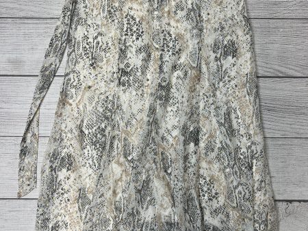 Snakeskin Print Skirt Maxi Chicos, Size 12 Online now