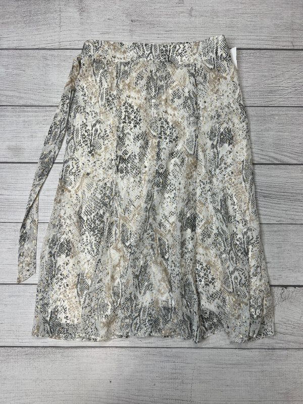 Snakeskin Print Skirt Maxi Chicos, Size 12 Online now