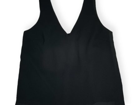 Black Top Sleeveless Designer Trina Turk, Size L Online Sale