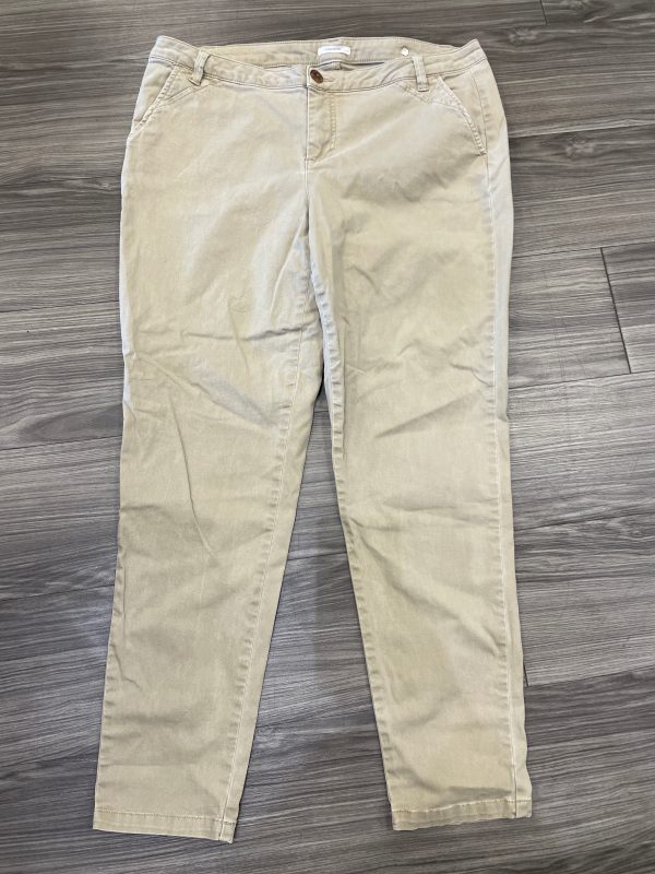 Tan Pants Chinos & Khakis Maurices, Size 14 For Discount