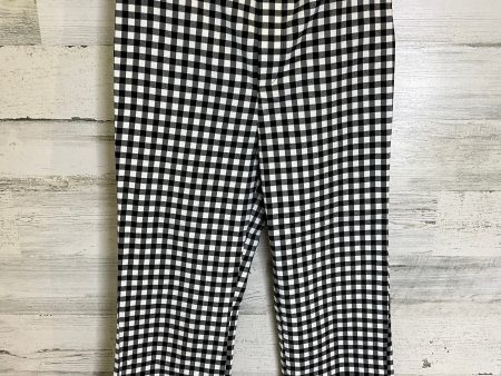 Black & White Pants Cropped Shelli Segal, Size S Supply