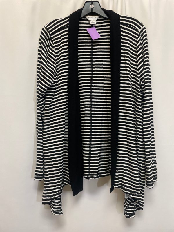 Black & White Cardigan Liz Claiborne, Size L on Sale