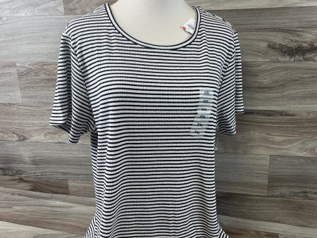 Black & White Top Short Sleeve Old Navy, Size Xxl Online Hot Sale