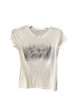 White Top Short Sleeve Guess, Size S Online Hot Sale