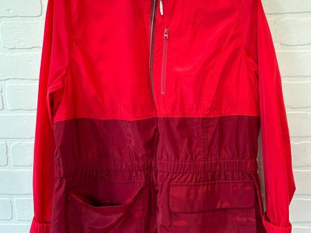 Red Athletic Jacket Talbots, Size M Hot on Sale