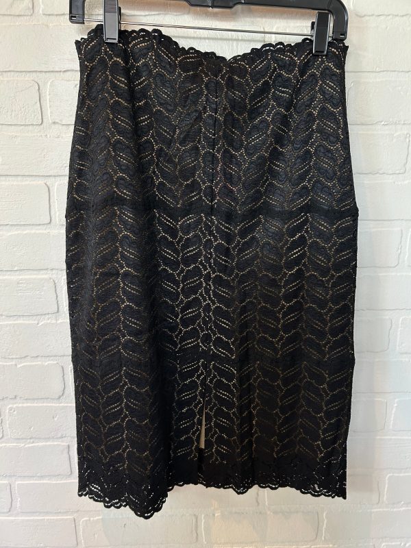 Black Tan Skirt Midi Clothes Mentor, Size 12 For Cheap