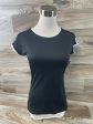 Black Athletic Top Short Sleeve Adidas, Size S Discount