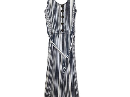 Striped Pattern Jumpsuit Derek Heart, Size L For Discount