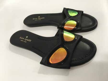 Black Sandals Flats Kate Spade, Size 7 Online Hot Sale