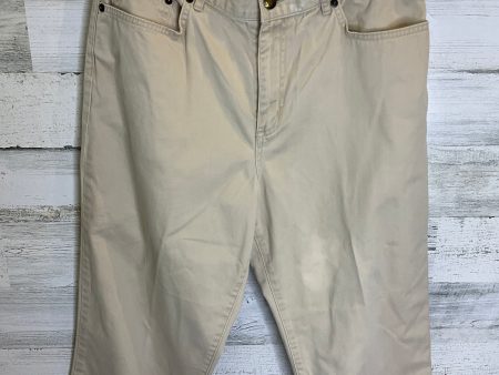 Tan Capris Lauren By Ralph Lauren, Size 10 Sale