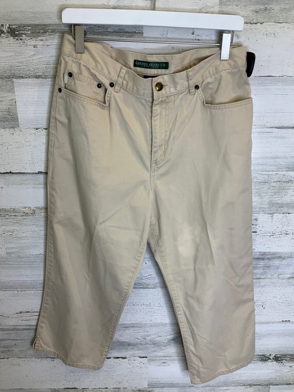 Tan Capris Lauren By Ralph Lauren, Size 10 Sale