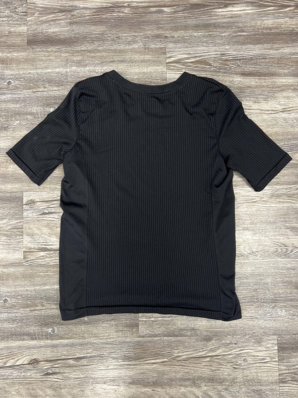 Black Athletic Top Short Sleeve Athleta, Size M Online