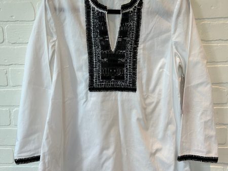 Black & White Top Long Sleeve Talbots, Size M Discount