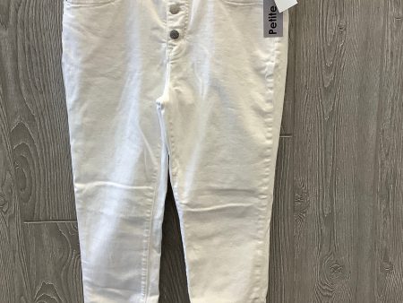 White Denim Jeans Straight J. Crew, Size 8petite Online