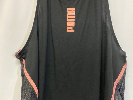 Black Athletic Tank Top Puma, Size Xl Hot on Sale