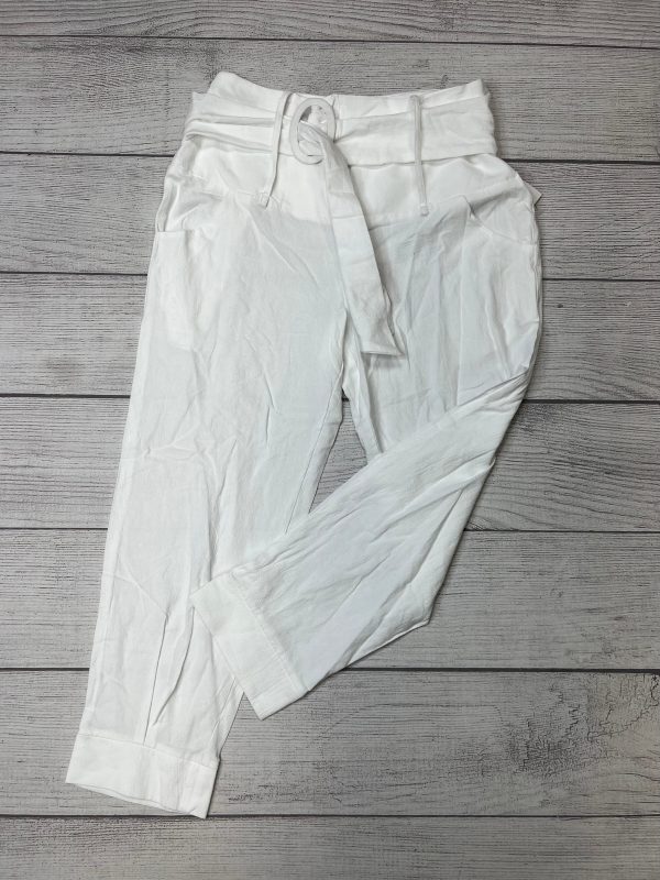 White Pants Ankle Noracora Size M Online Hot Sale