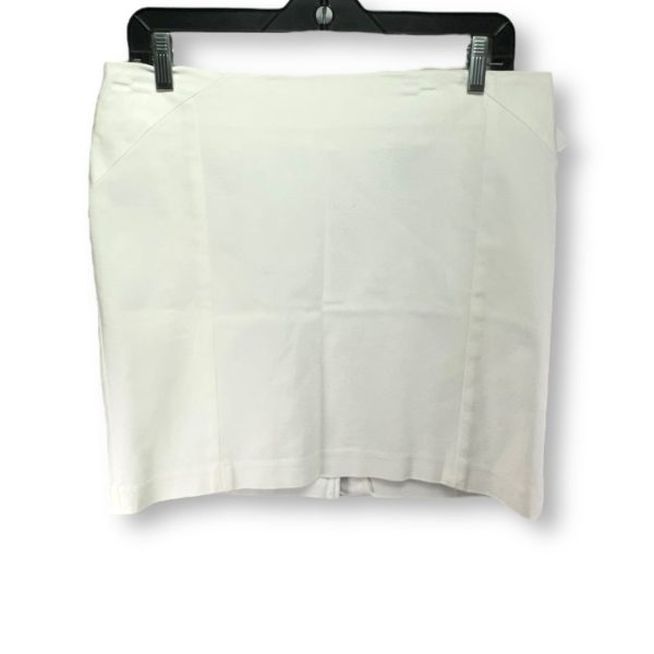 White Skirt Mini & Short Dalia, Size 10 Discount