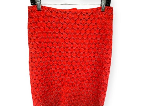 Red Skirt Midi Cynthia Rowley, Size 4 Online