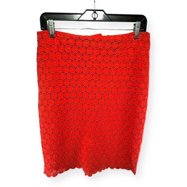 Red Skirt Midi Cynthia Rowley, Size 4 Online