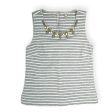 Striped Pattern Top Sleeveless J. Crew, Size Xs For Discount