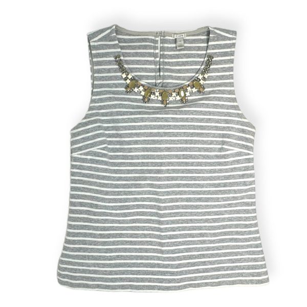 Striped Pattern Top Sleeveless J. Crew, Size Xs For Discount