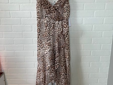 Animal Print Dress Party Midi Express, Size S Online Sale