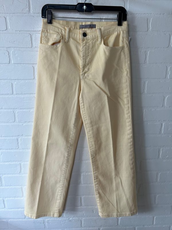 Yellow Denim Jeans Straight Joes Jeans, Size 4 Hot on Sale